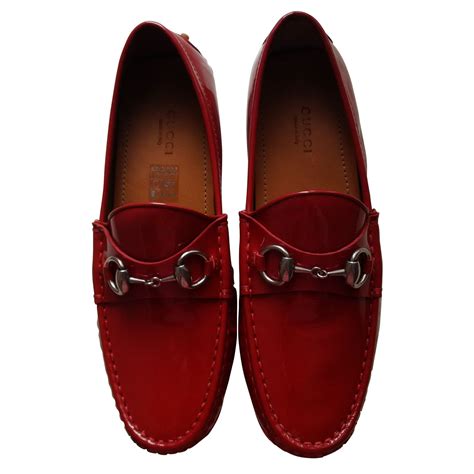 gucci mocassin rouge|gucci moccasins men.